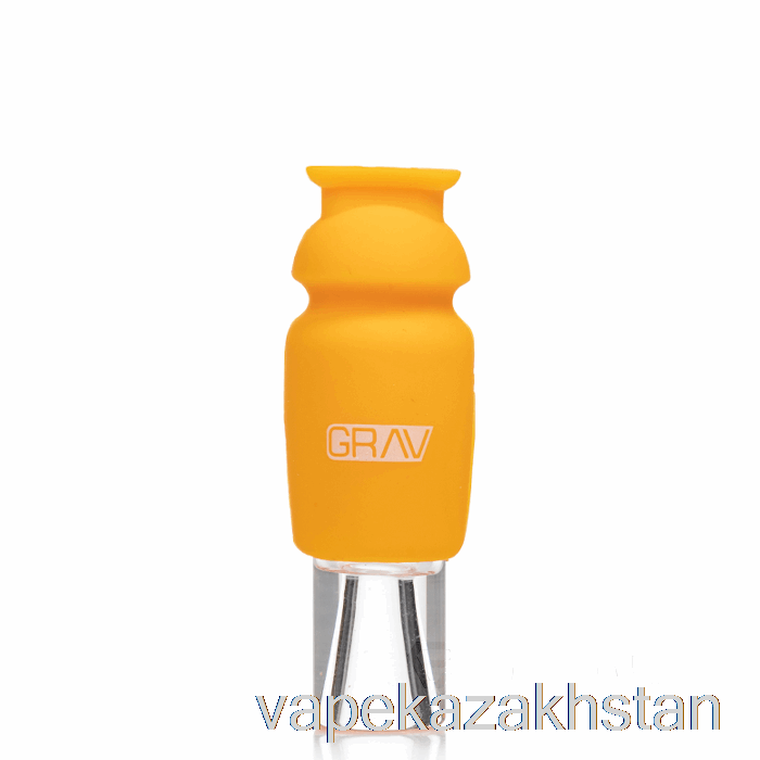 Vape Disposable GRAV Silicone-Capped Glass Crutch Mustard Yellow